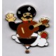 Mexican Boy with Guitar on Cloud ABQ 2019 Silver